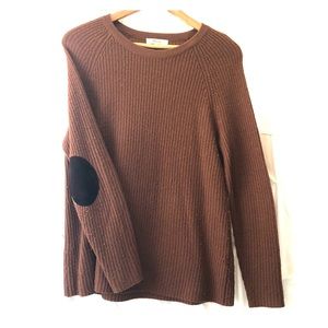 Madewell sweater with elbow pads